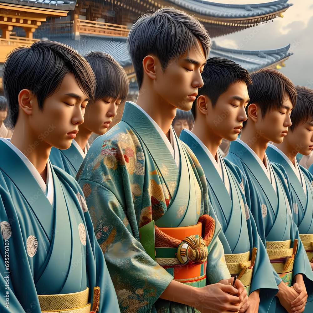A visual story depicting the festivities and rituals of Japanese youth ...