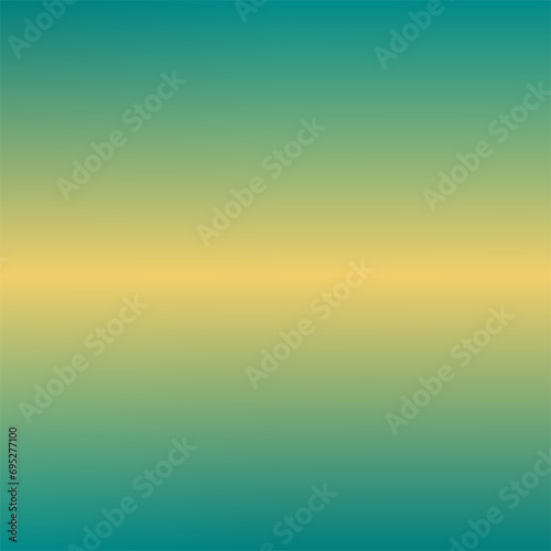 Gradient mesh abstract background. Blurred backdrop with simple muffled colors. Cyan teal gold green happy dark light corel. photo