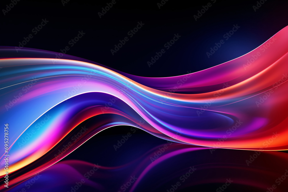 Abstract 3D Colorful glossy Liquid Wave Background Abstract 3D Colorful glossy Liquid Wave Background