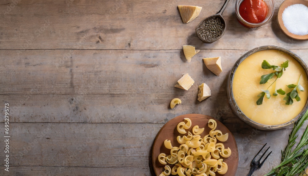 Macaroni and Cheese: Pasta combined with a creamy cheese