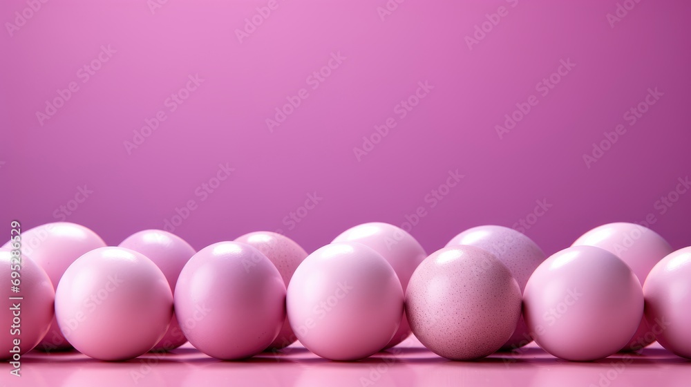 Colored Eggs On Pink Table Close, Background HD, Illustrations Colored Eggs On Pink Table Close, Background HD, Illustrations