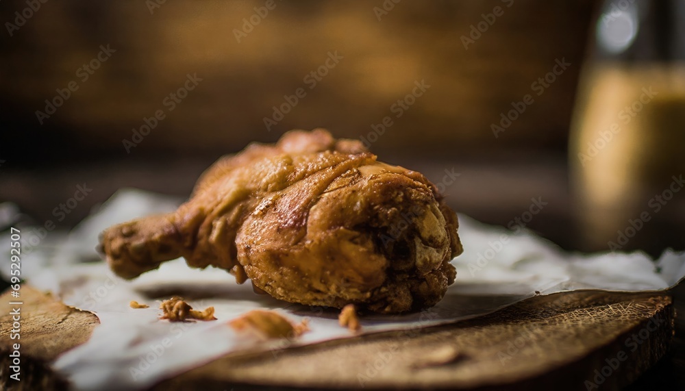 Copy Space image of Breaded chicken Copy Space image of Breaded chicken