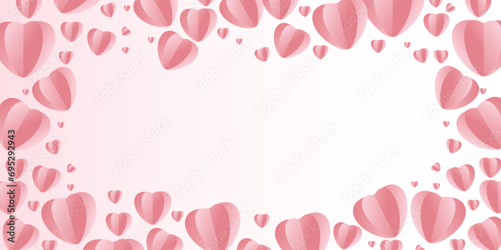 Simple and cute Valentine's Day background