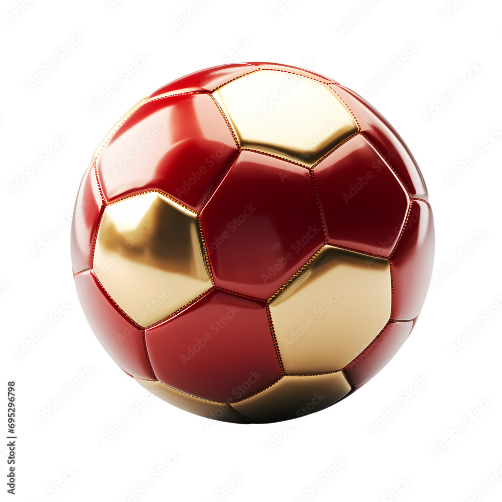 Fototapeta premium Soccer ball isolated on transparent background