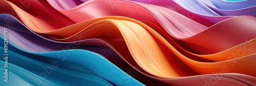 Color Strip Gradient Wave Grain Paper , Banner Image For Website, Background, Desktop Wallpaper