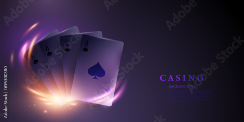 casino background vector illustration for gambling poster banner elegant design