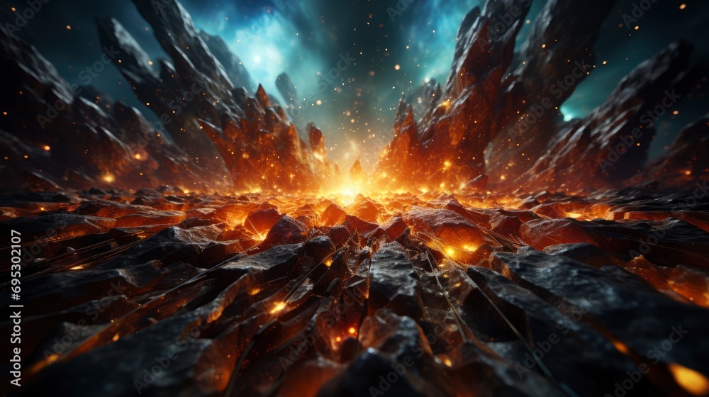 Explosion Star Glowing Particles Lines Beautiful, Background HD, Illustrations Explosion Star Glowing Particles Lines Beautiful, Background HD, Illustrations