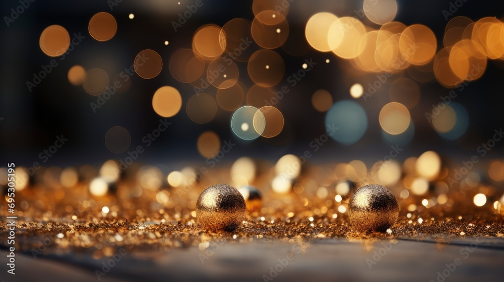 Gold Background Golden Bokeh Out Focus, Background HD, Illustrations