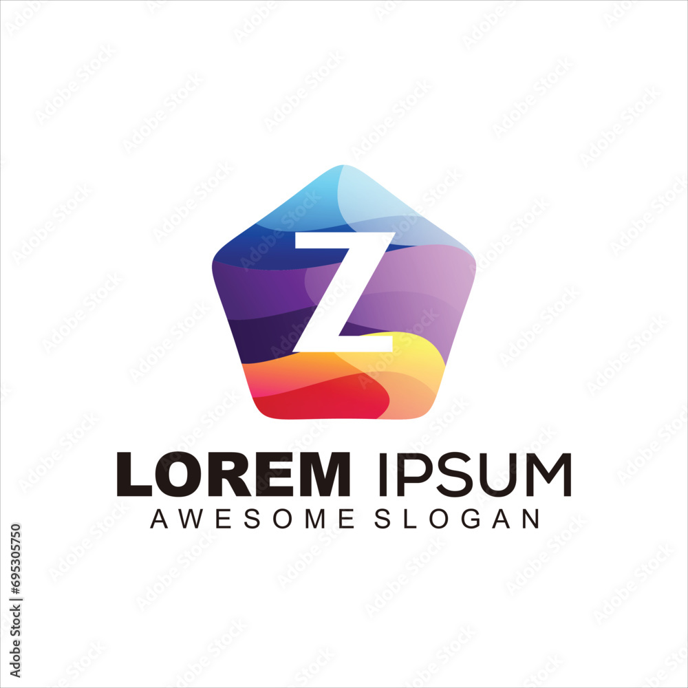 symbol logo colorful gradient symbol logo colorful gradient