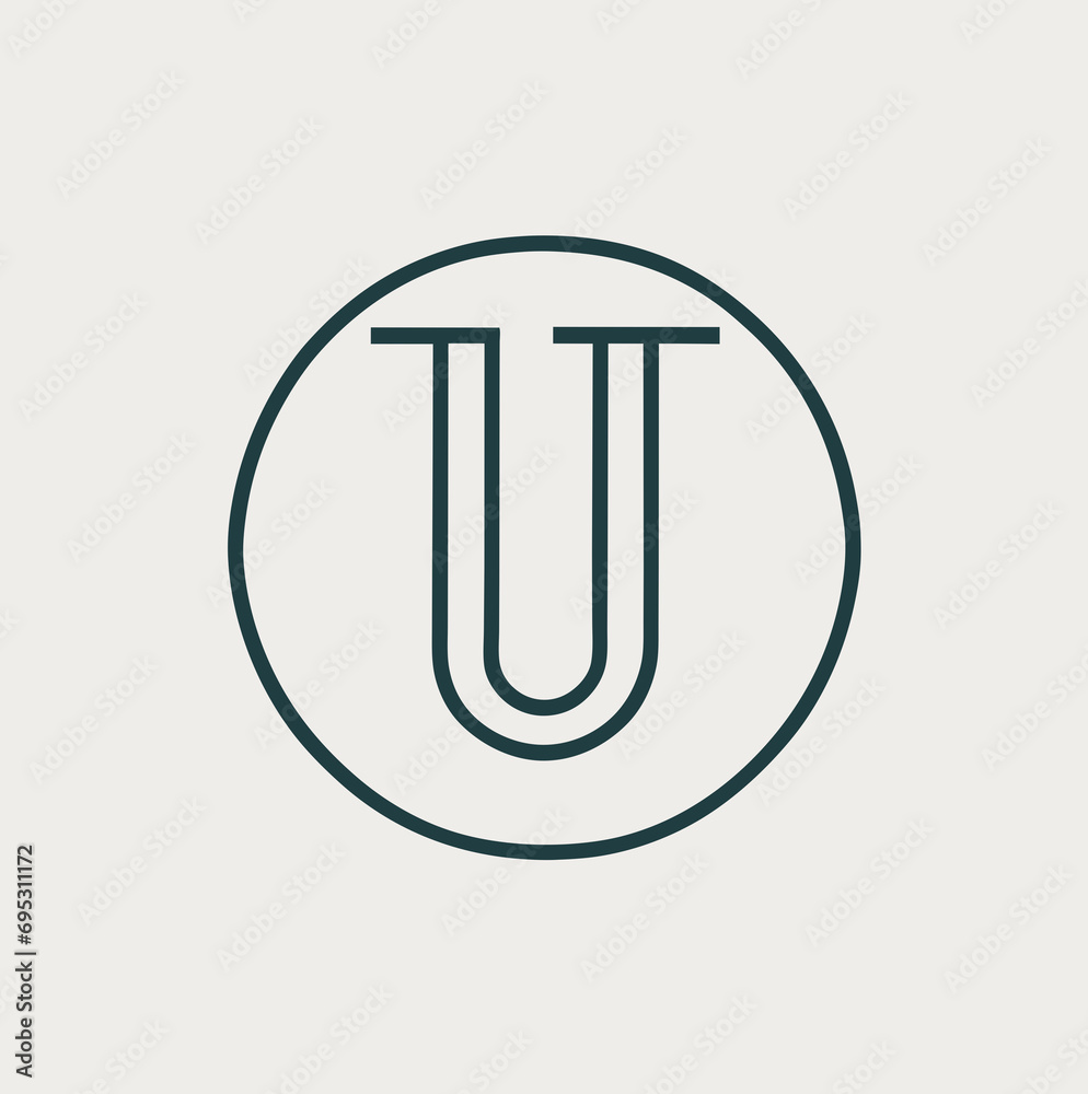 letter u logo letter u logo