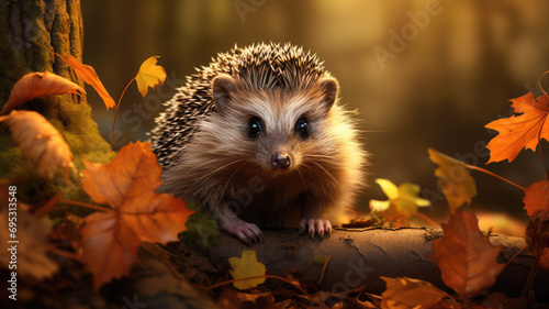 Cute Hedgehog Close-Up