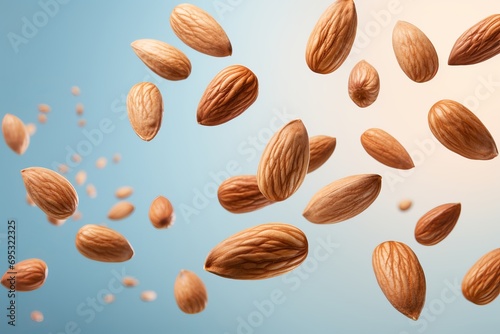 Almonds pattern, flying almonds
