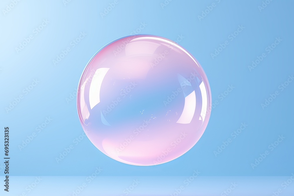 One smooth bubble floating on air. No blemishes and no unnecessary details. Soft pastel color. No glare. No glare. --ar 3:2 --v 5.2 Job ID: b3521b1d-604c-4a3c-8620-02853d84e874