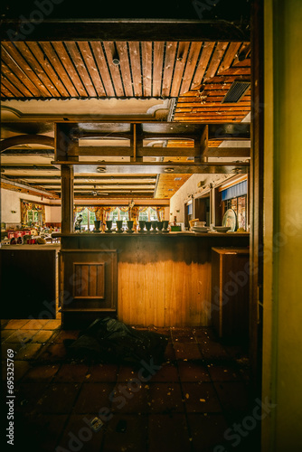 The abandoned restaurant and wedding location.