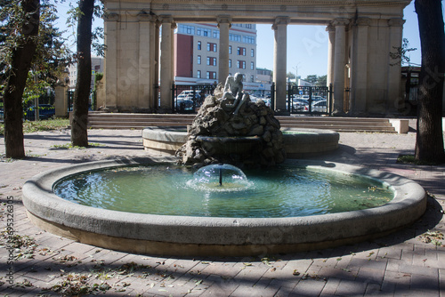 Fountain in the Resort Park of Essentuki photo