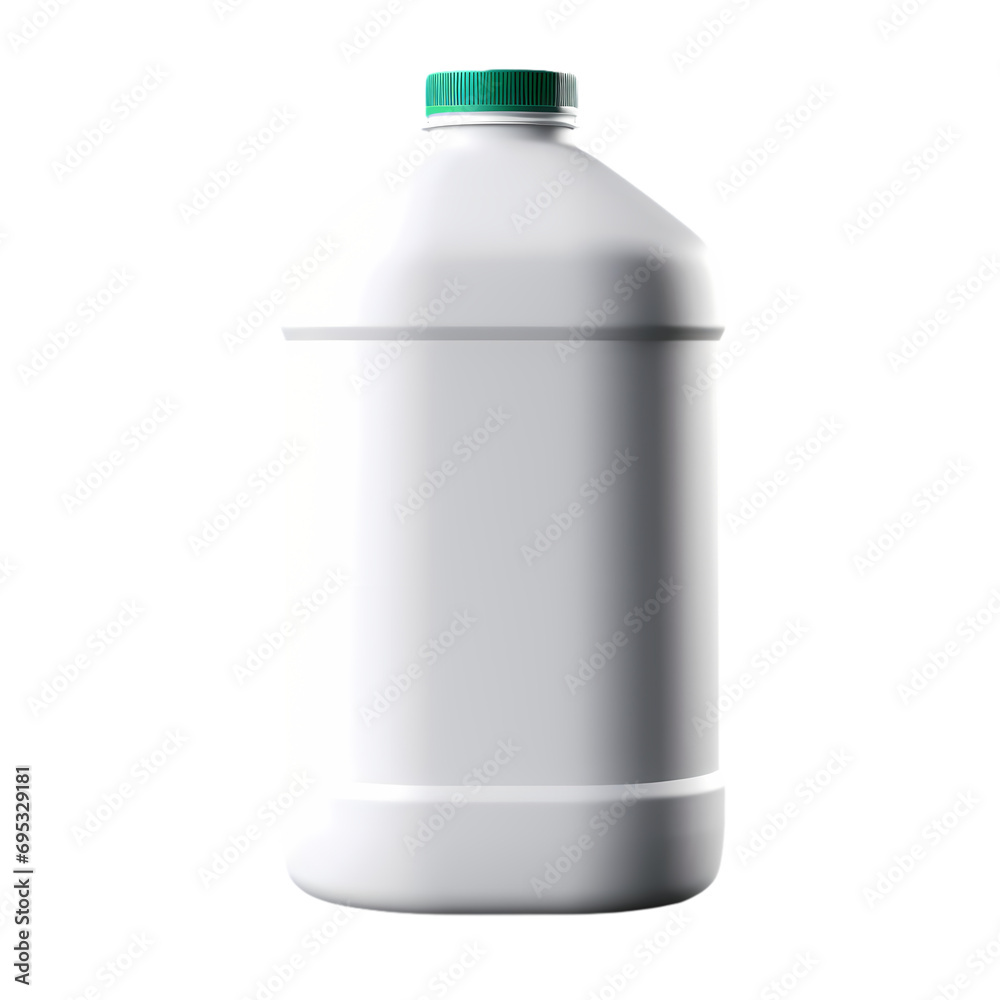 Plastic bottle isolated on transparent background