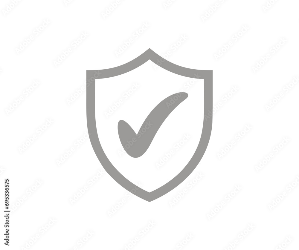Shield icon. Shield with a checkmark logo design. Protection icon concept. Protection approve sign vector design and illustration.
Shield icon. Shield with a checkmark logo design. Protection icon concept. Protection approve sign vector design and illustration.