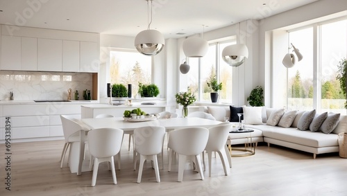 modern dining room