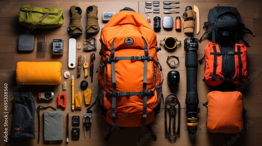 Camping and hiking trips with views from above. and hiking gear, equipment, and accessories for mountain travel. Camping and hiking trips with views from above. and hiking gear, equipment, and accessories for mountain travel.