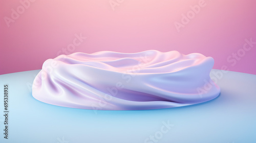 Beautiful pastel multi colour cloth floating flying