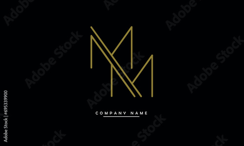 MM Abstract Letters Logo Monogram photo
