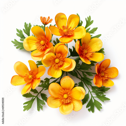 Bouquet of yellow orange