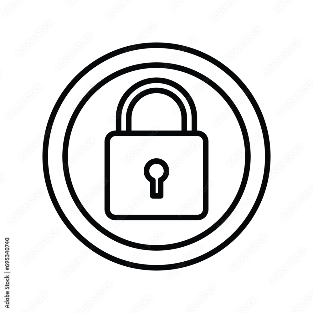 cyberscurity icon with white background vector stock illustration cyberscurity icon with white background vector stock illustration