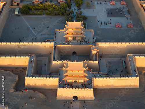 Jiayuguan ancient city in Gansu, China