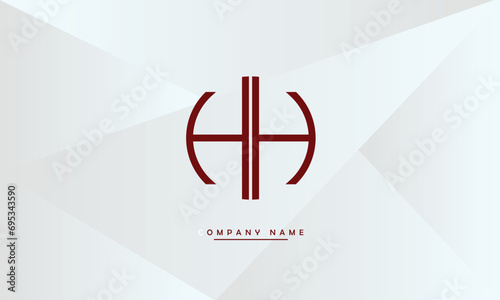 HH Abstract Letters Logo Monogram