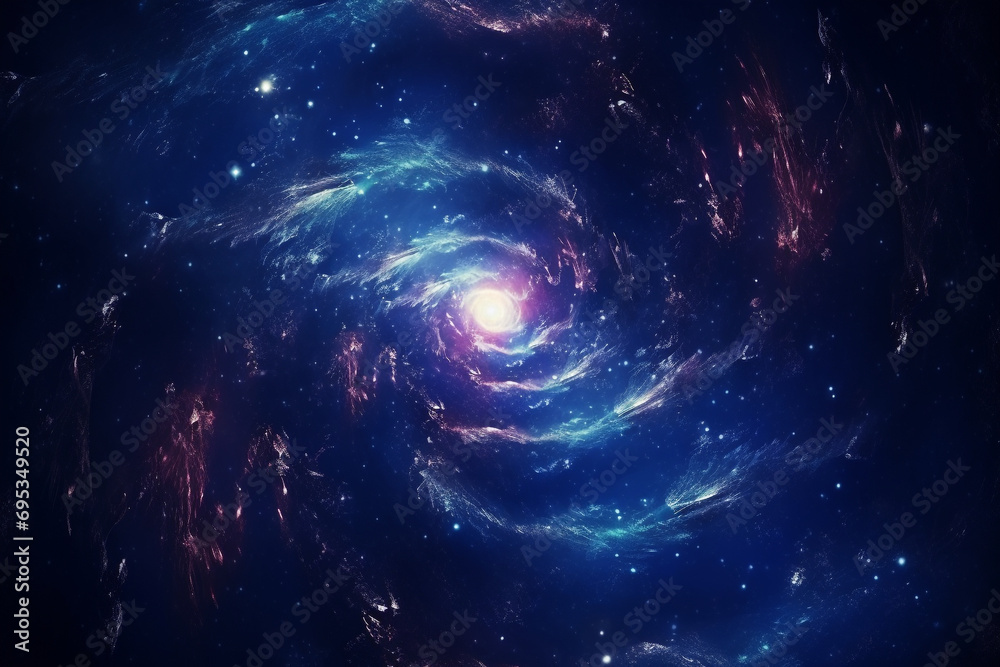 Mystical beautiful space. Unforgettable diverse space background , Spiral galaxy in deep space Mystical beautiful space. Unforgettable diverse space background , Spiral galaxy in deep space