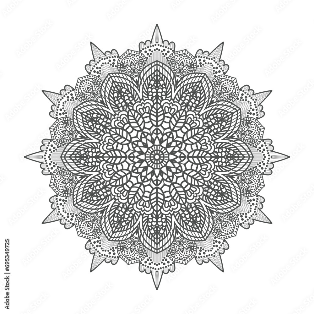 Vector luxury mandala template background and ornamental design for ...