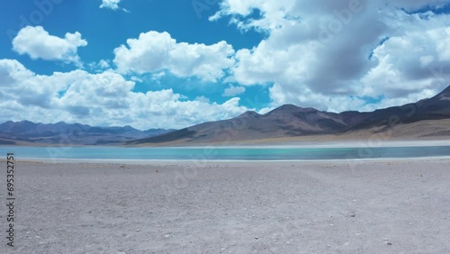Laguna Miniques near San Pedro de Atacama, Chile, South America photo
