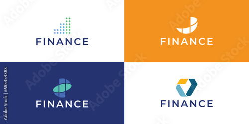 business finance logo collection, Corporate logo or agency logo