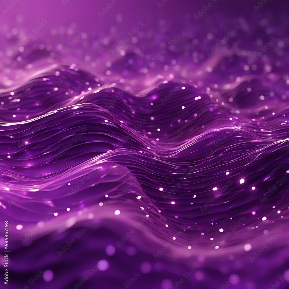 Digital_purple_particles_wave_and_light_abstract_background AI Generative Digital_purple_particles_wave_and_light_abstract_background AI Generative