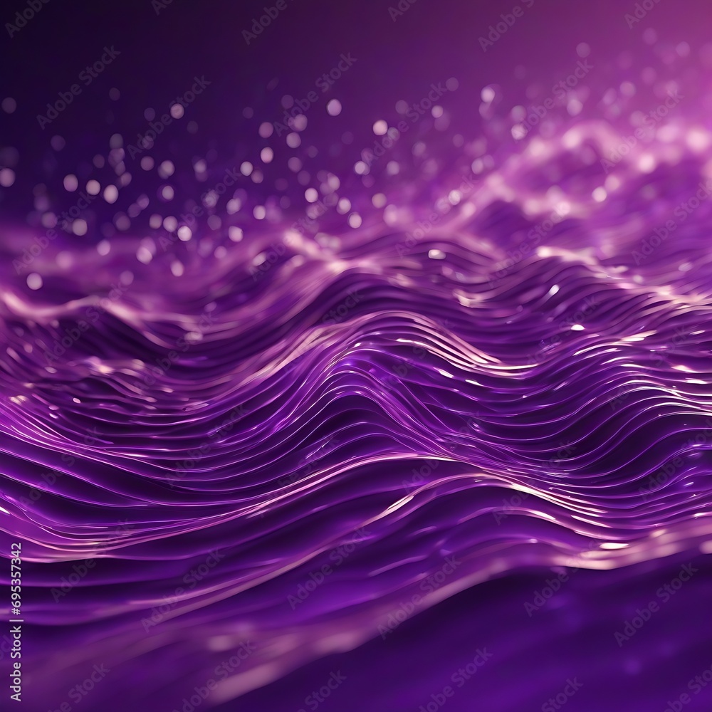 Digital_purple_particles_wave_and_light_abstract_background AI Generative Digital_purple_particles_wave_and_light_abstract_background AI Generative