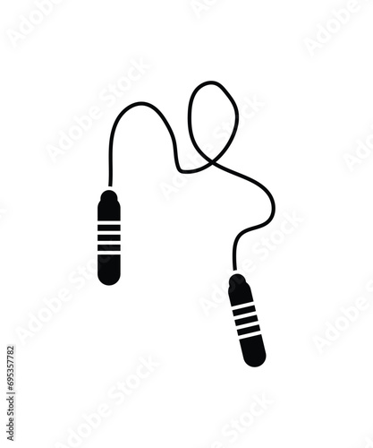 skipping rope icon, vector best flat icon.