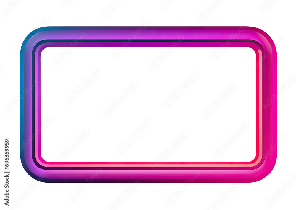 Rectangular purple frame isolated on transparent background Rectangular purple frame isolated on transparent background