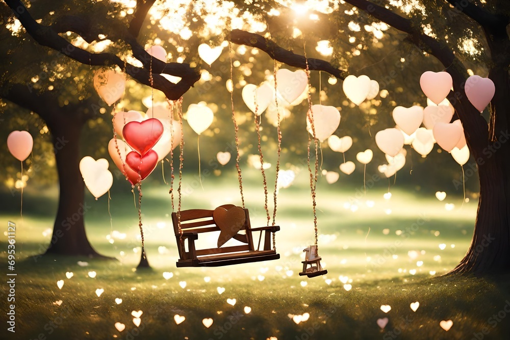 swing in the garden