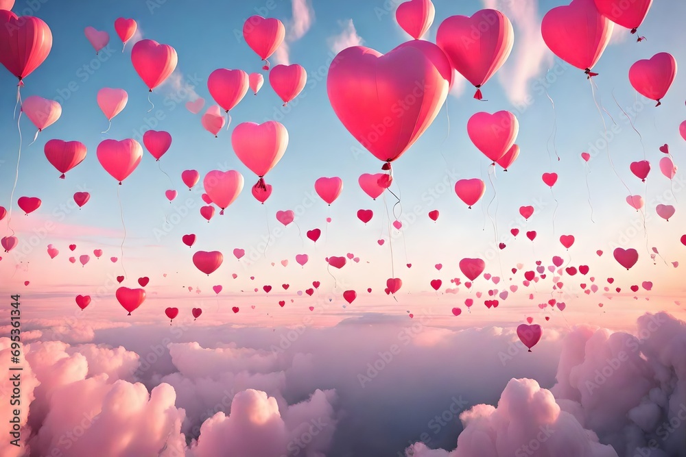 heart shaped balloons