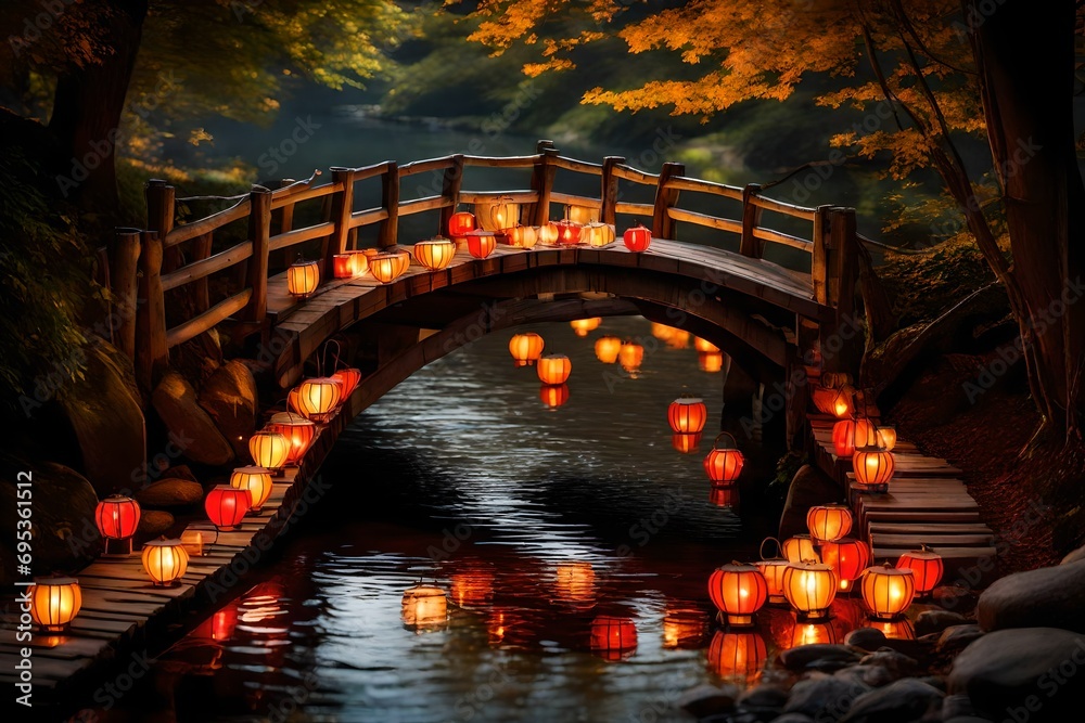 bridge at night