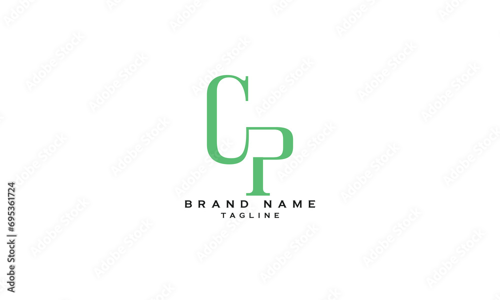 CP, PC, Abstract initial monogram letter alphabet logo design CP, PC, Abstract initial monogram letter alphabet logo design