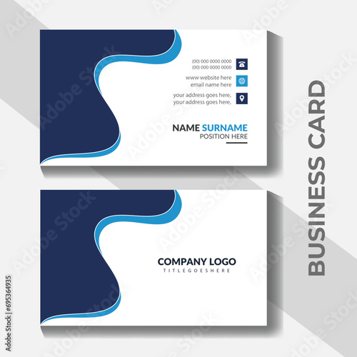 Business card design for medical, health care, and hospital.