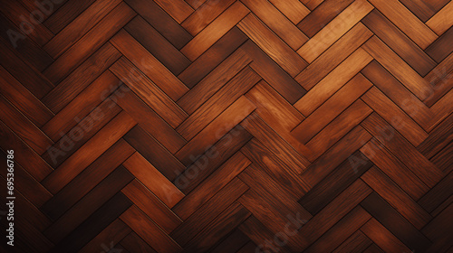 Herringbone Parquet Close-Up Isolated 