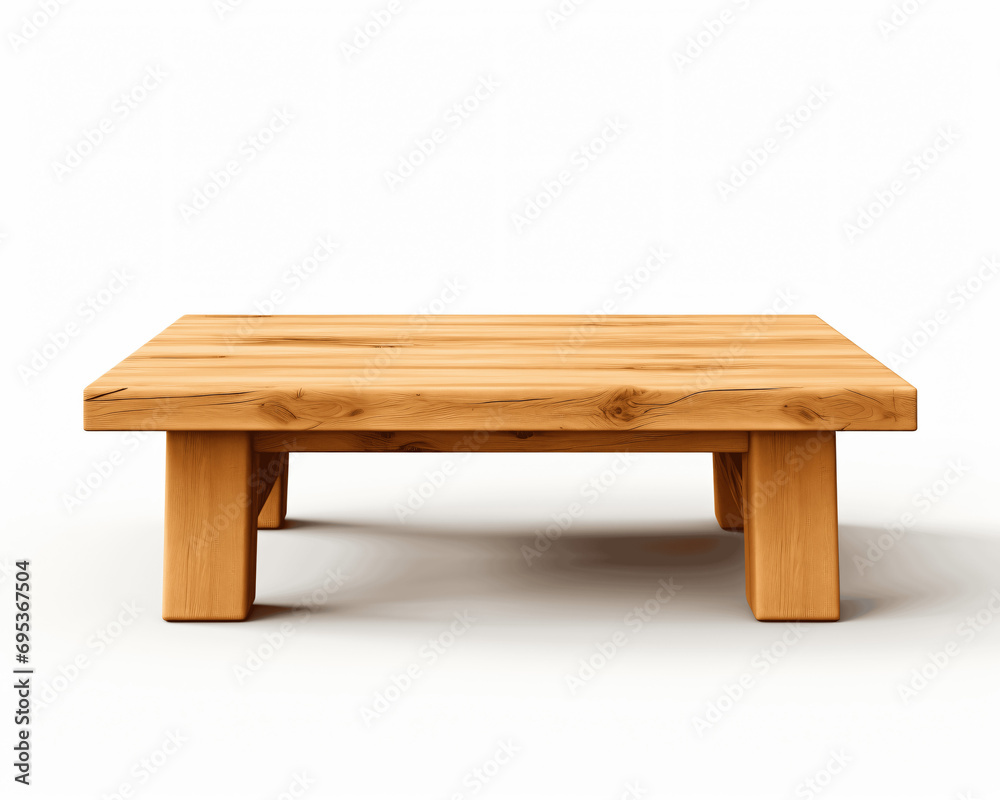 Minimalist Coffee Table Isolated Minimalist Coffee Table Isolated