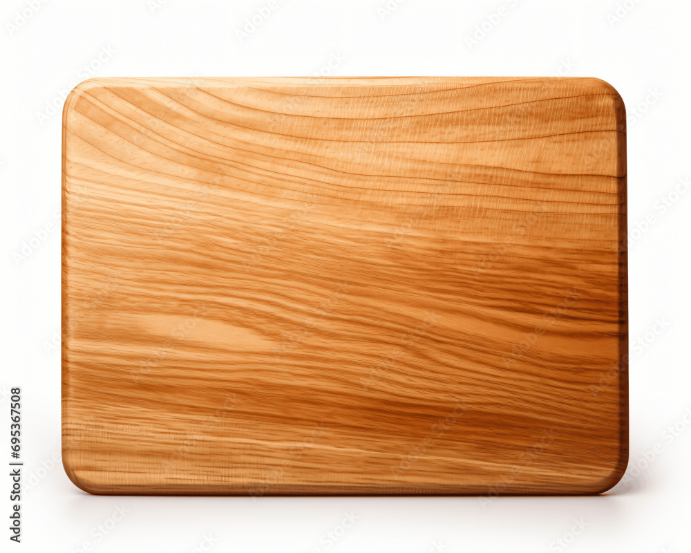 Wooden Cutting Board Isolated Wooden Cutting Board Isolated
