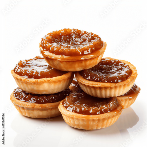 Buttery Tarts Isolated	