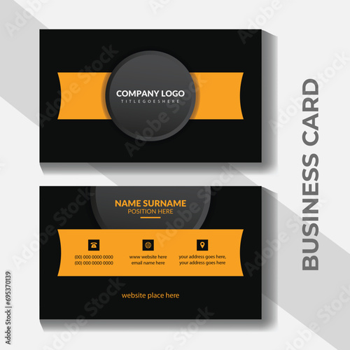 Visiting card design for medical healthcare.