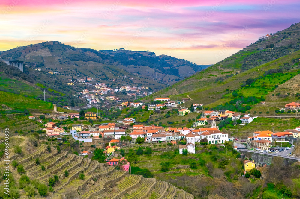 Douro Valley Landscape in Portugal