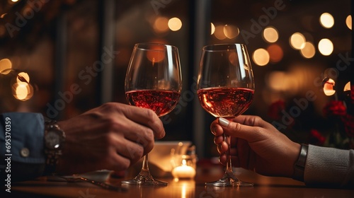 Romantic wine tasting background image