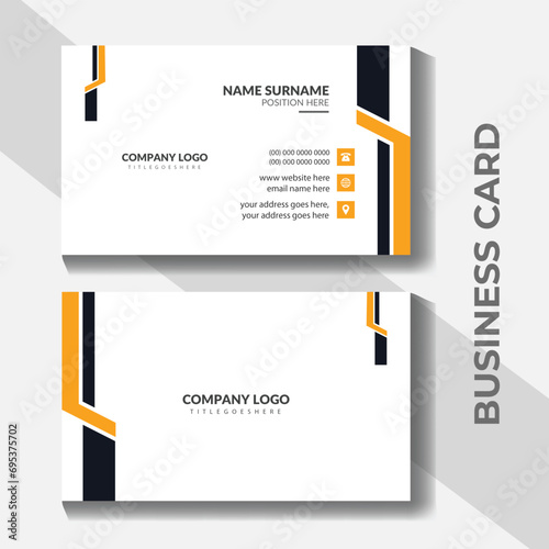 Modern medical style business card.